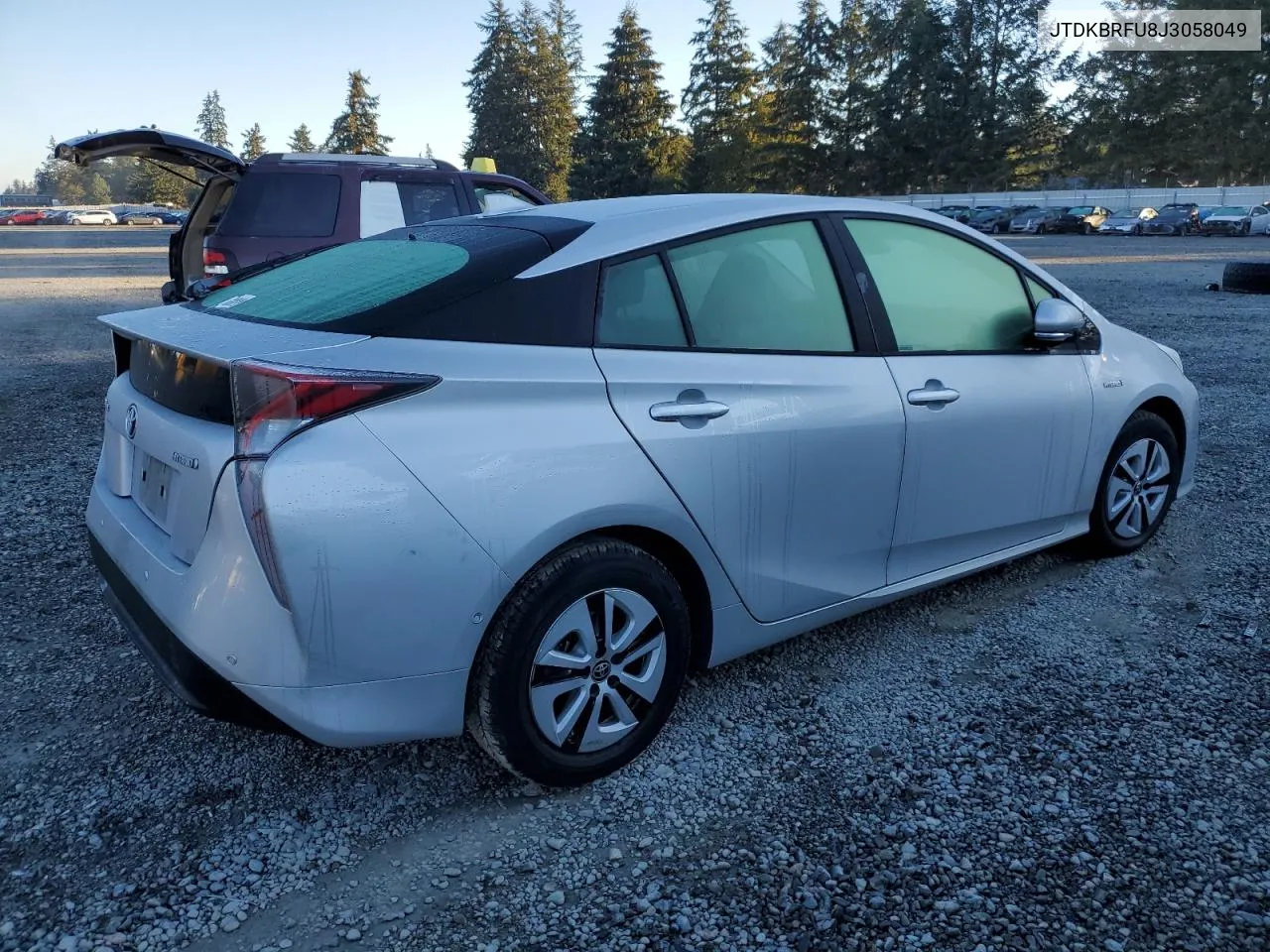 2018 Toyota Prius VIN: JTDKBRFU8J3058049 Lot: 74995674