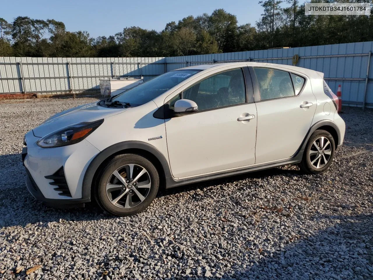 2018 Toyota Prius C VIN: JTDKDTB34J1601784 Lot: 75130604