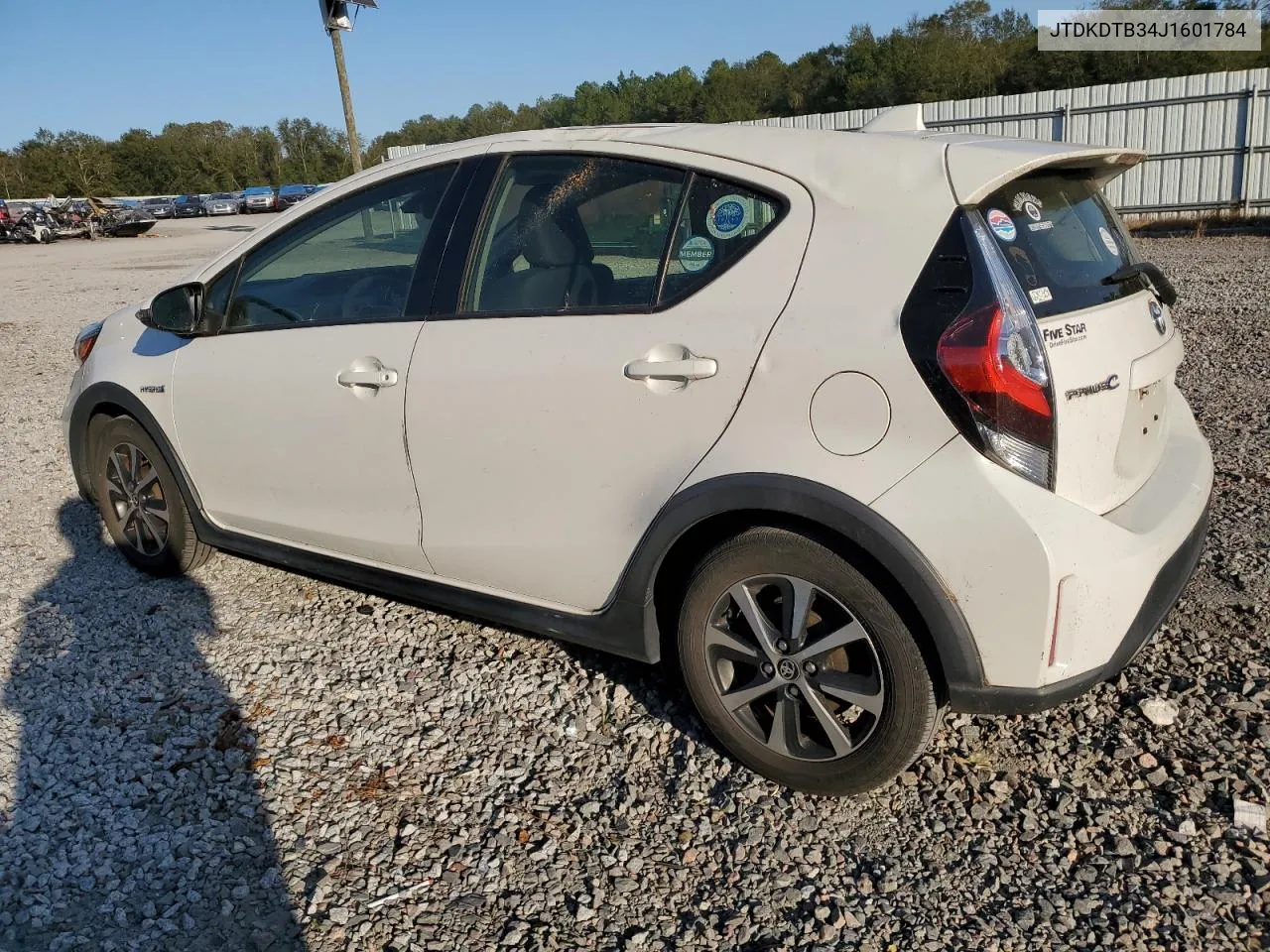 2018 Toyota Prius C VIN: JTDKDTB34J1601784 Lot: 75130604