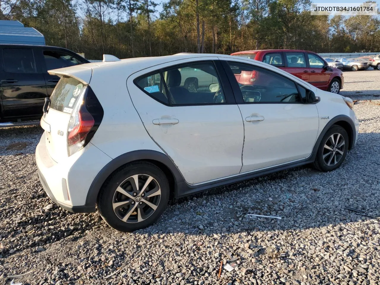 2018 Toyota Prius C VIN: JTDKDTB34J1601784 Lot: 75130604