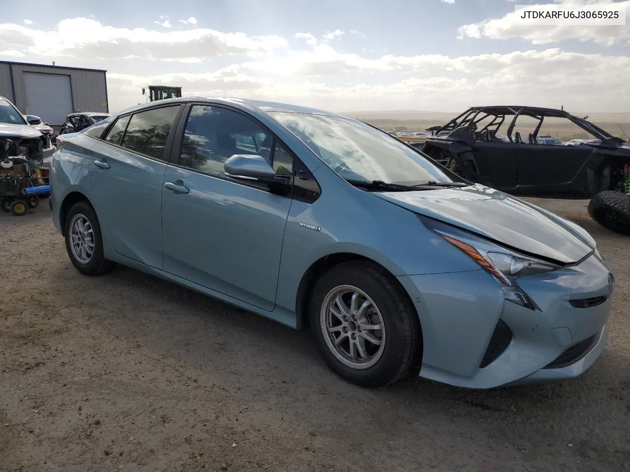 2018 Toyota Prius VIN: JTDKARFU6J3065925 Lot: 75311064