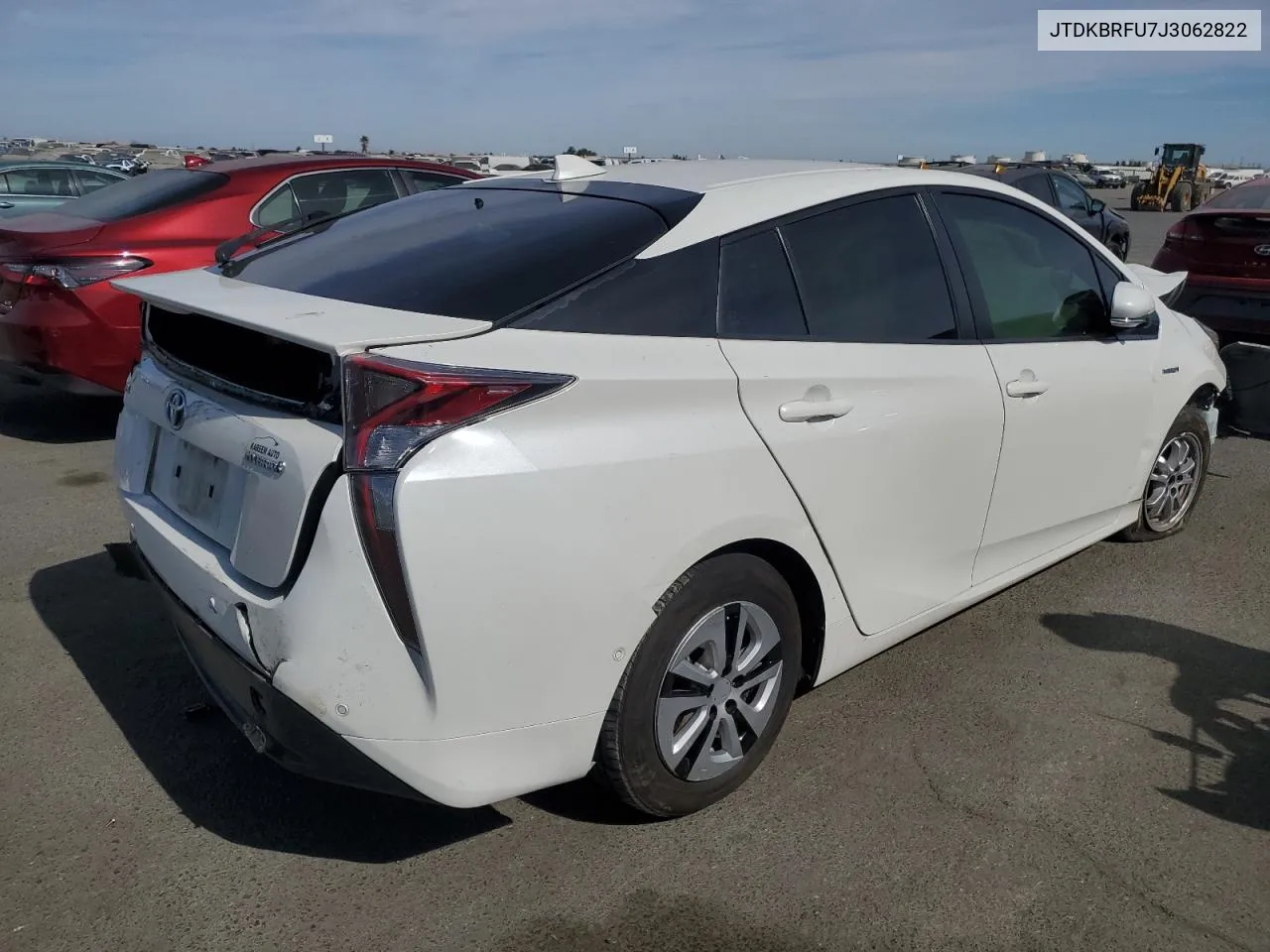 2018 Toyota Prius VIN: JTDKBRFU7J3062822 Lot: 75348464