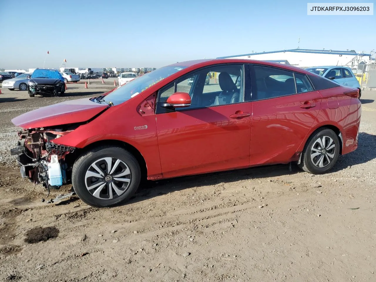 2018 Toyota Prius Prime VIN: JTDKARFPXJ3096203 Lot: 75514524