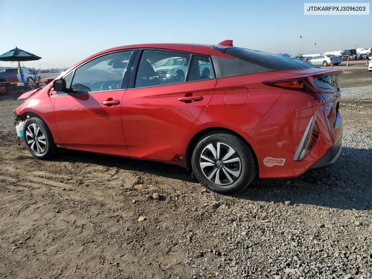 2018 Toyota Prius Prime VIN: JTDKARFPXJ3096203 Lot: 75514524