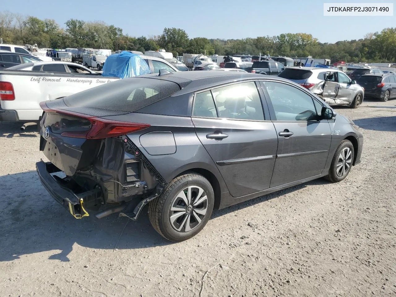 2018 Toyota Prius Prime VIN: JTDKARFP2J3071490 Lot: 75636484