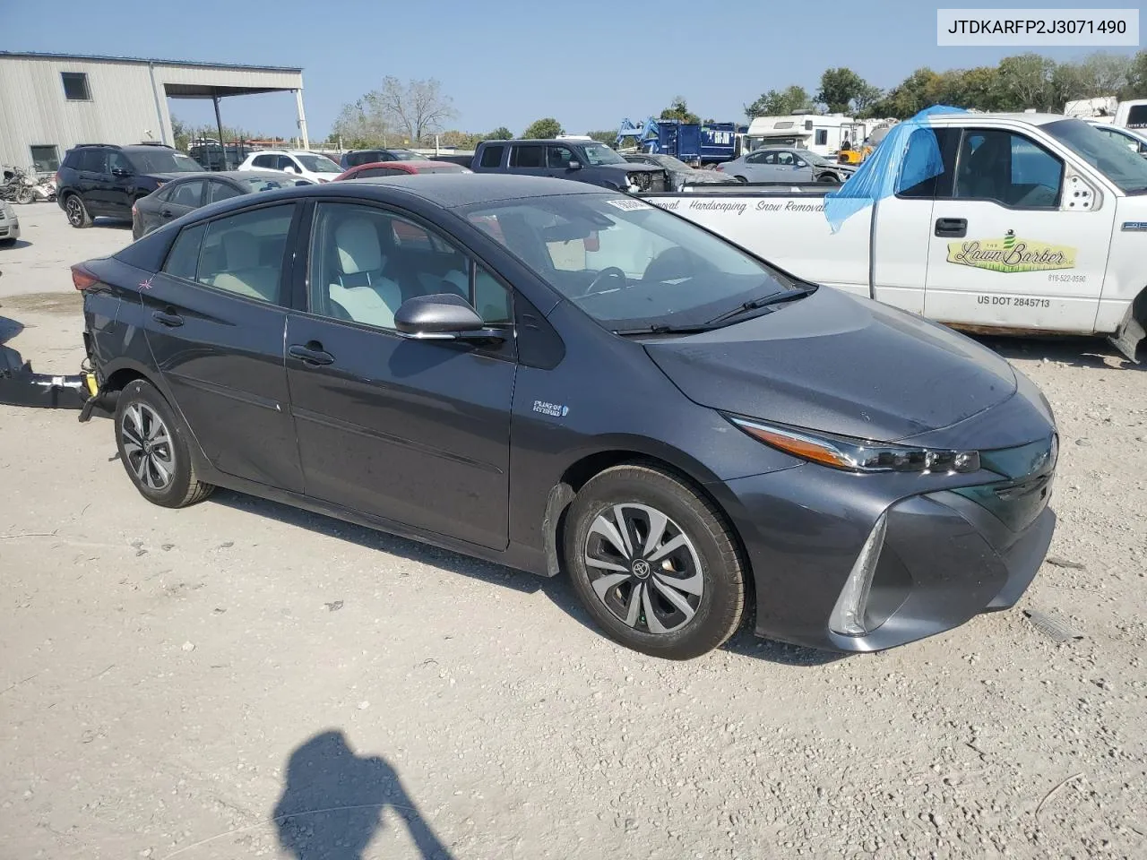 2018 Toyota Prius Prime VIN: JTDKARFP2J3071490 Lot: 75636484