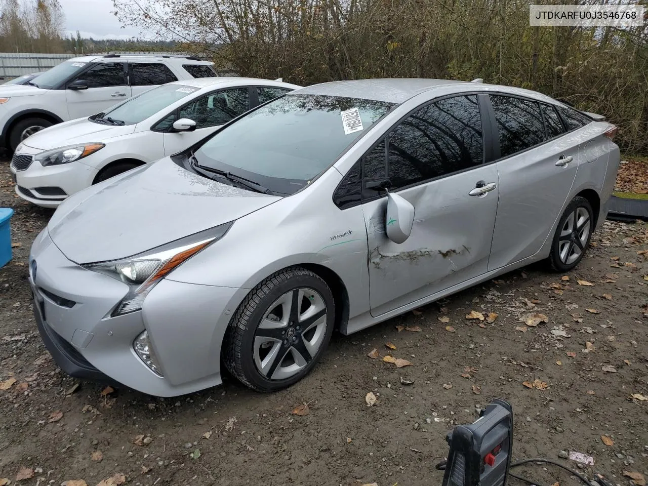 2018 Toyota Prius VIN: JTDKARFU0J3546768 Lot: 75701594