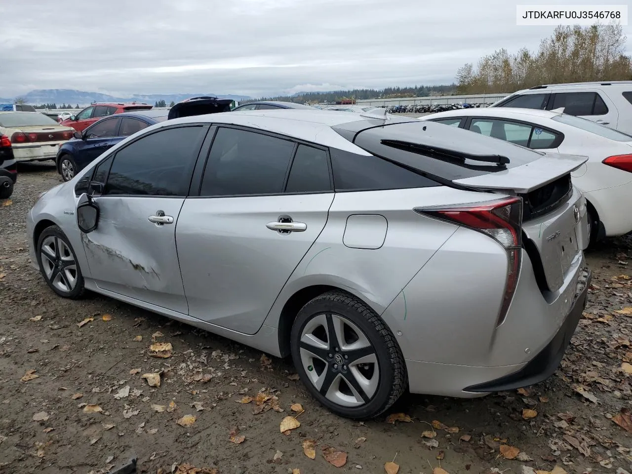 2018 Toyota Prius VIN: JTDKARFU0J3546768 Lot: 75701594