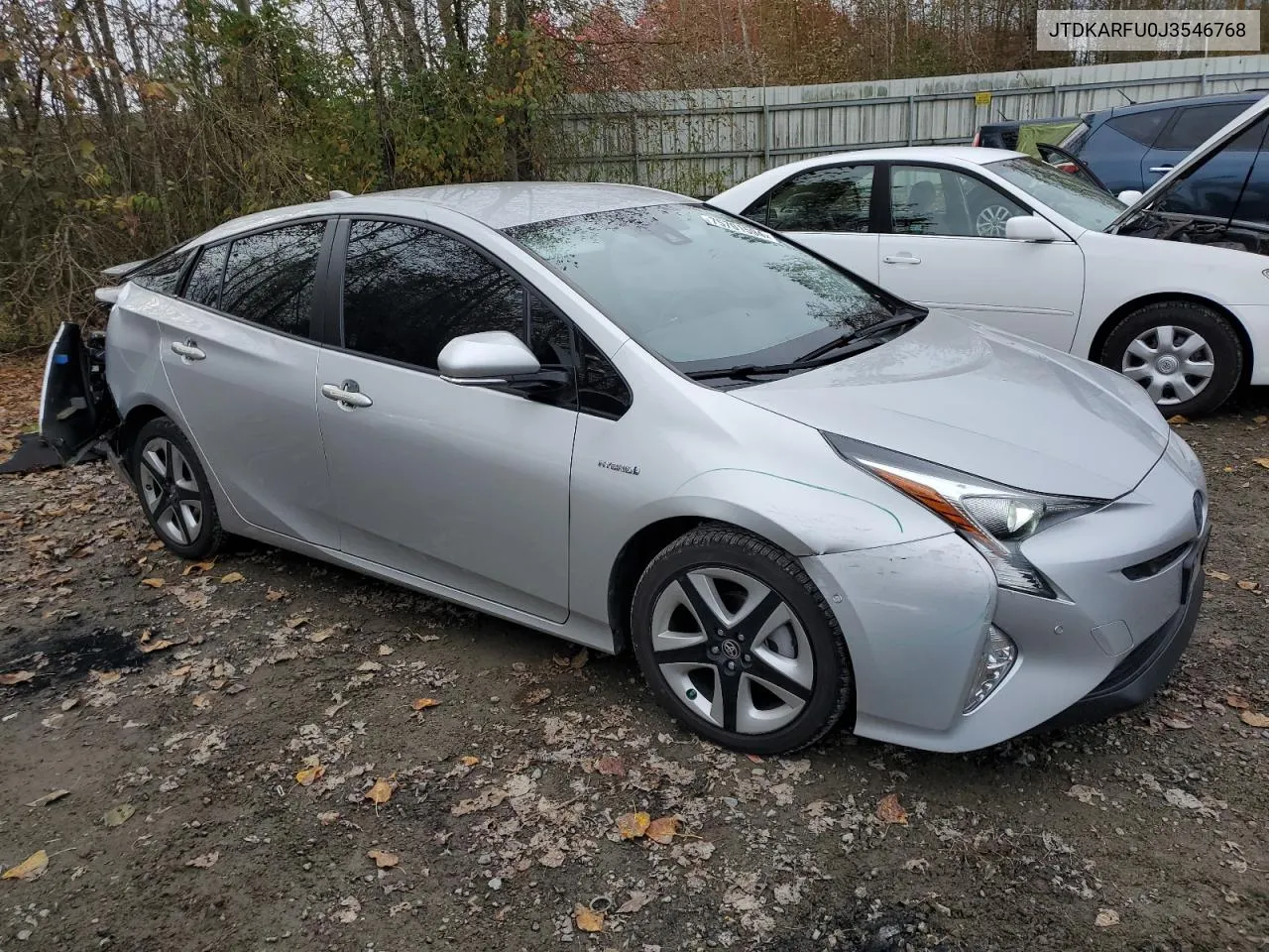 2018 Toyota Prius VIN: JTDKARFU0J3546768 Lot: 75701594