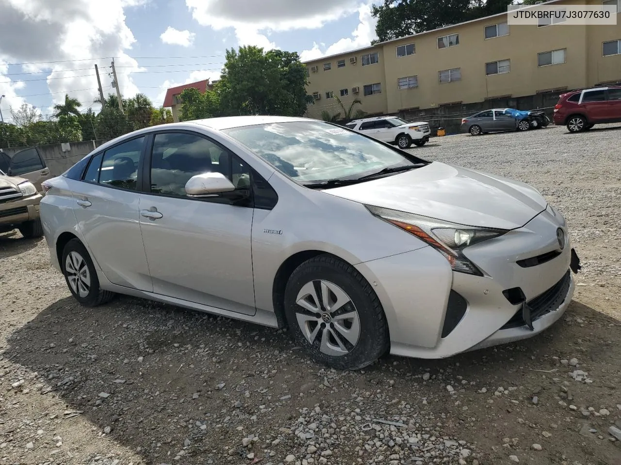 2018 Toyota Prius VIN: JTDKBRFU7J3077630 Lot: 76331374