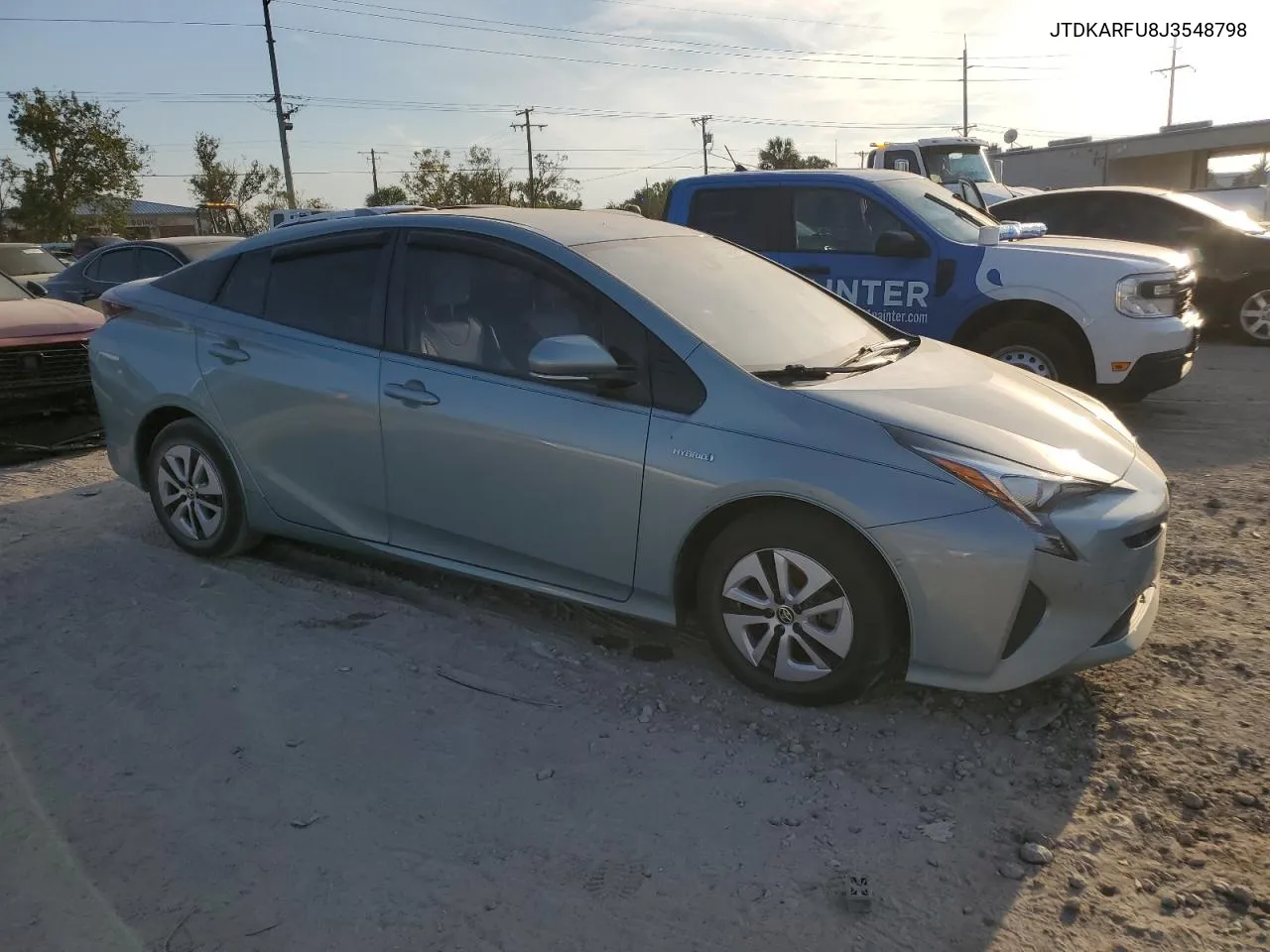 2018 Toyota Prius VIN: JTDKARFU8J3548798 Lot: 76378974