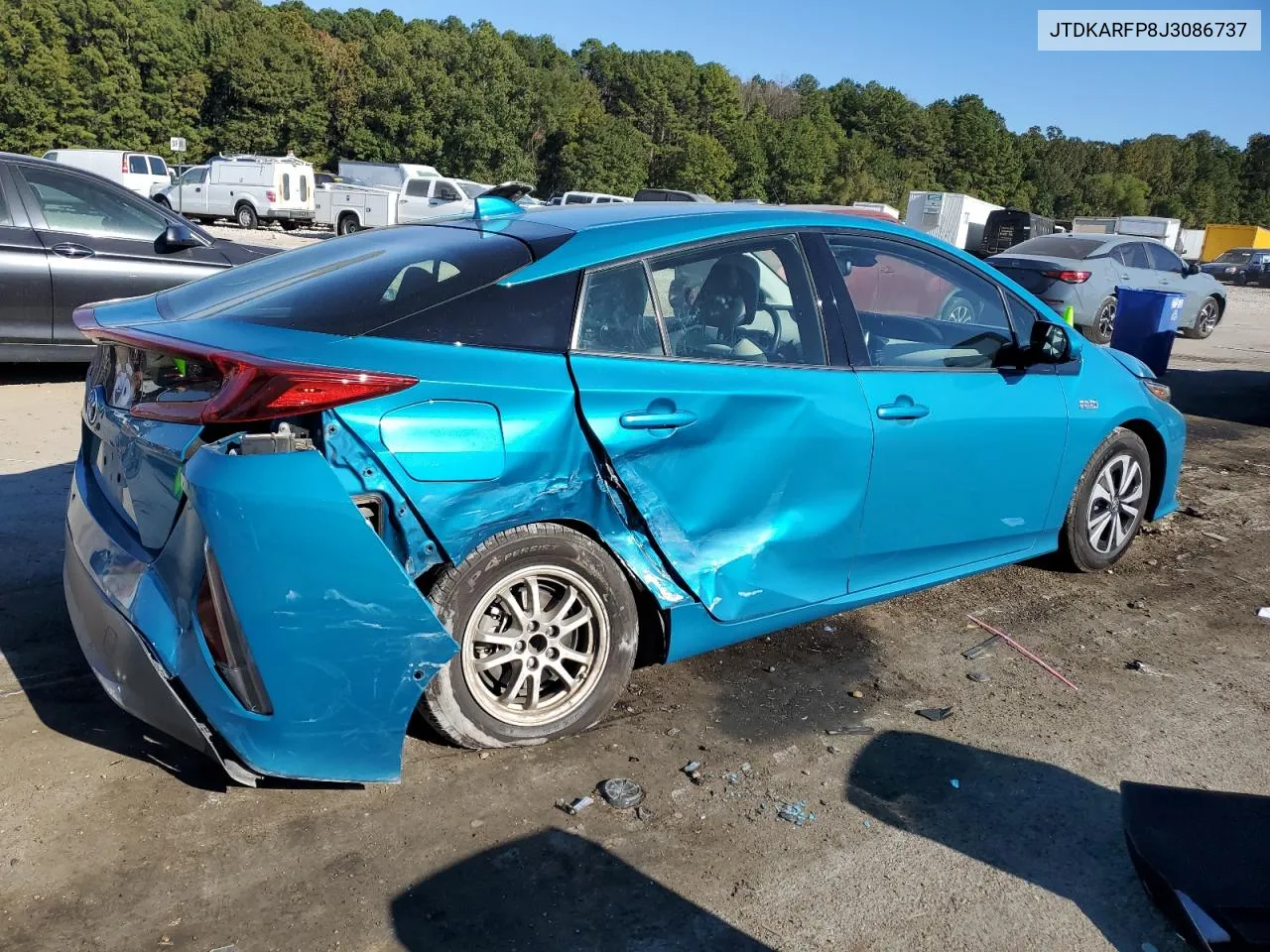 2018 Toyota Prius Prime VIN: JTDKARFP8J3086737 Lot: 76456124