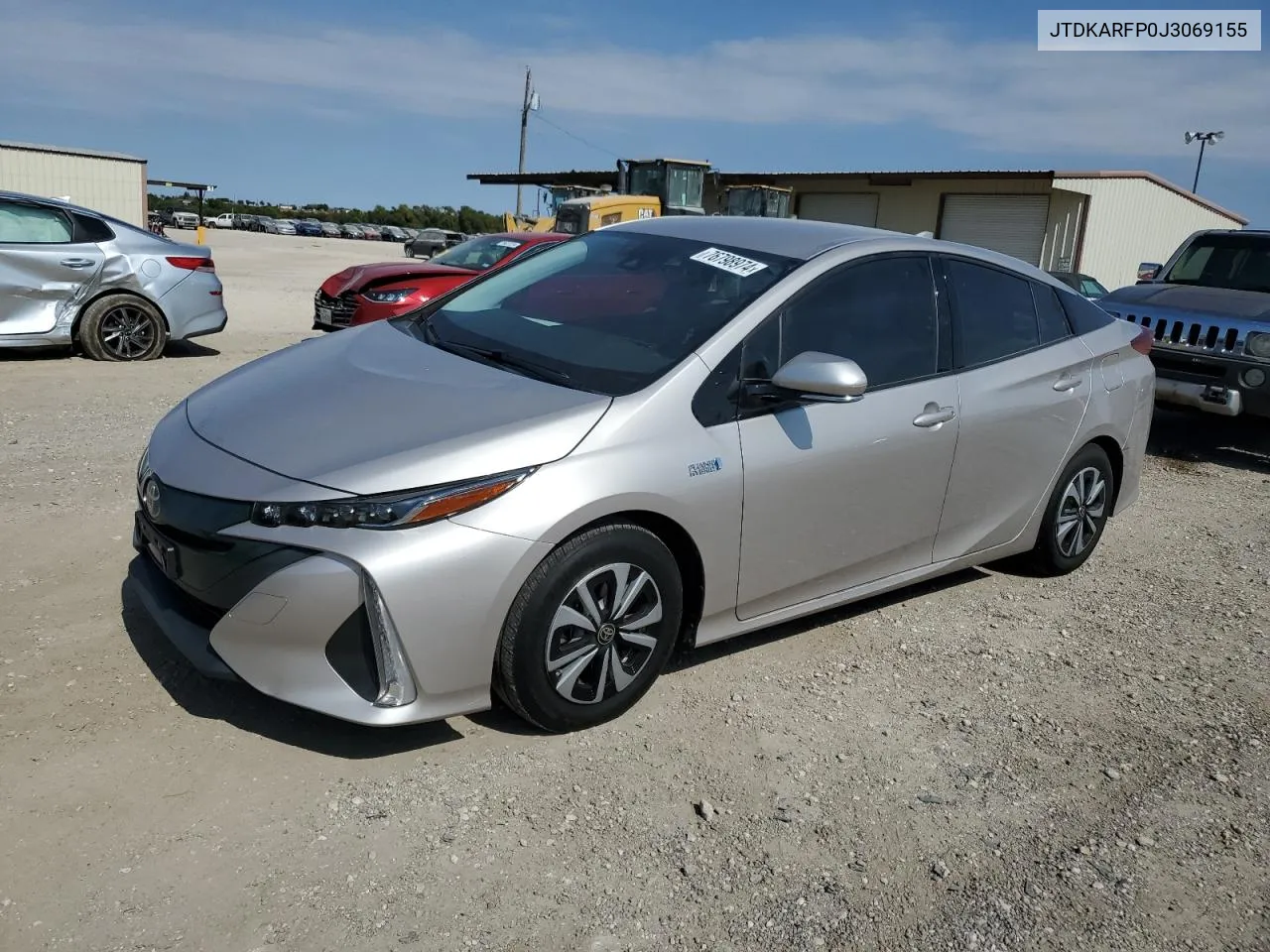 2018 Toyota Prius Prime VIN: JTDKARFP0J3069155 Lot: 76798974