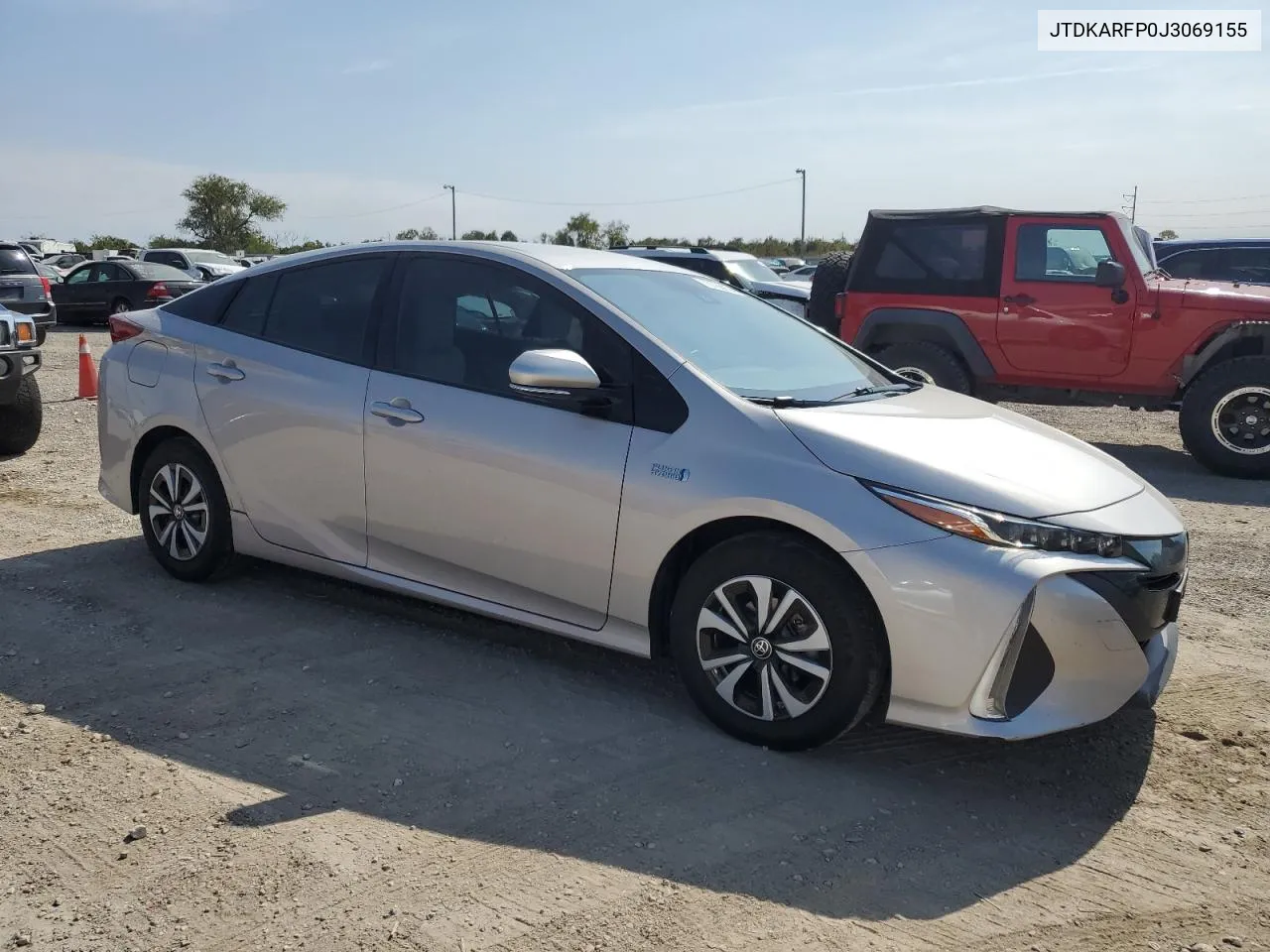 2018 Toyota Prius Prime VIN: JTDKARFP0J3069155 Lot: 76798974