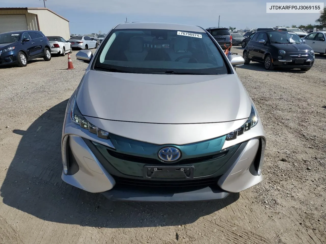 2018 Toyota Prius Prime VIN: JTDKARFP0J3069155 Lot: 76798974