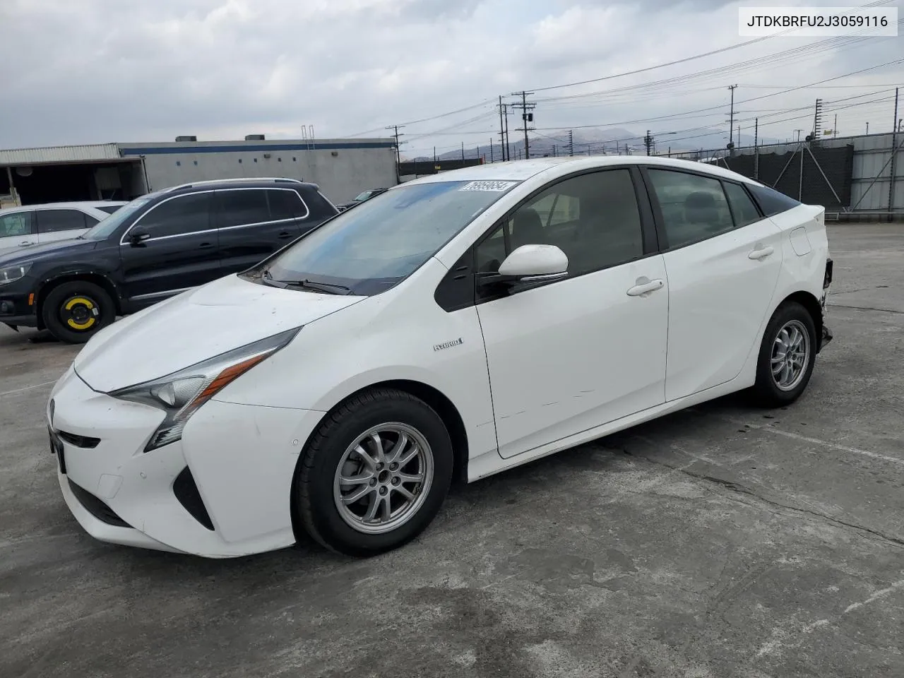 2018 Toyota Prius VIN: JTDKBRFU2J3059116 Lot: 76959654