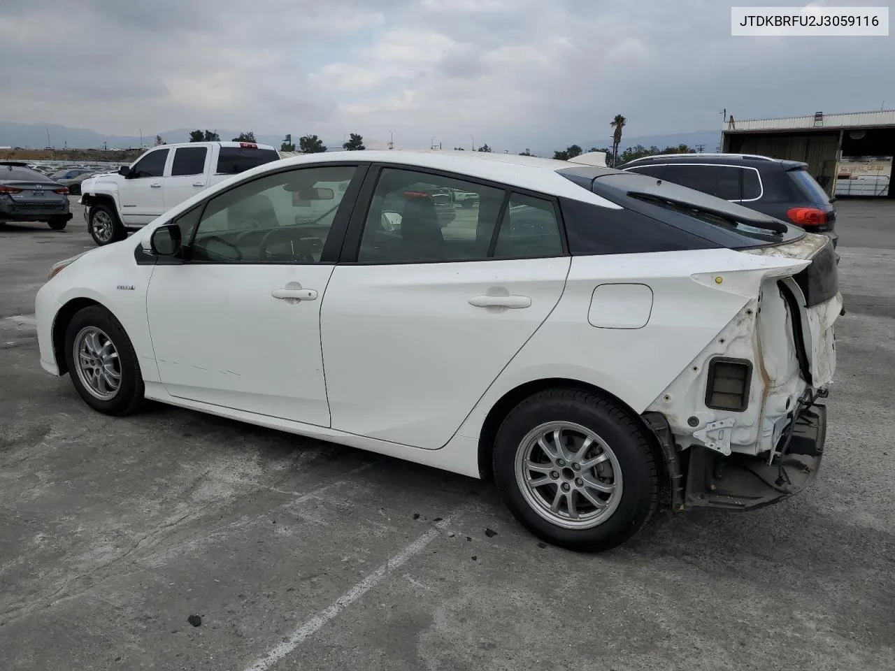 2018 Toyota Prius VIN: JTDKBRFU2J3059116 Lot: 76959654