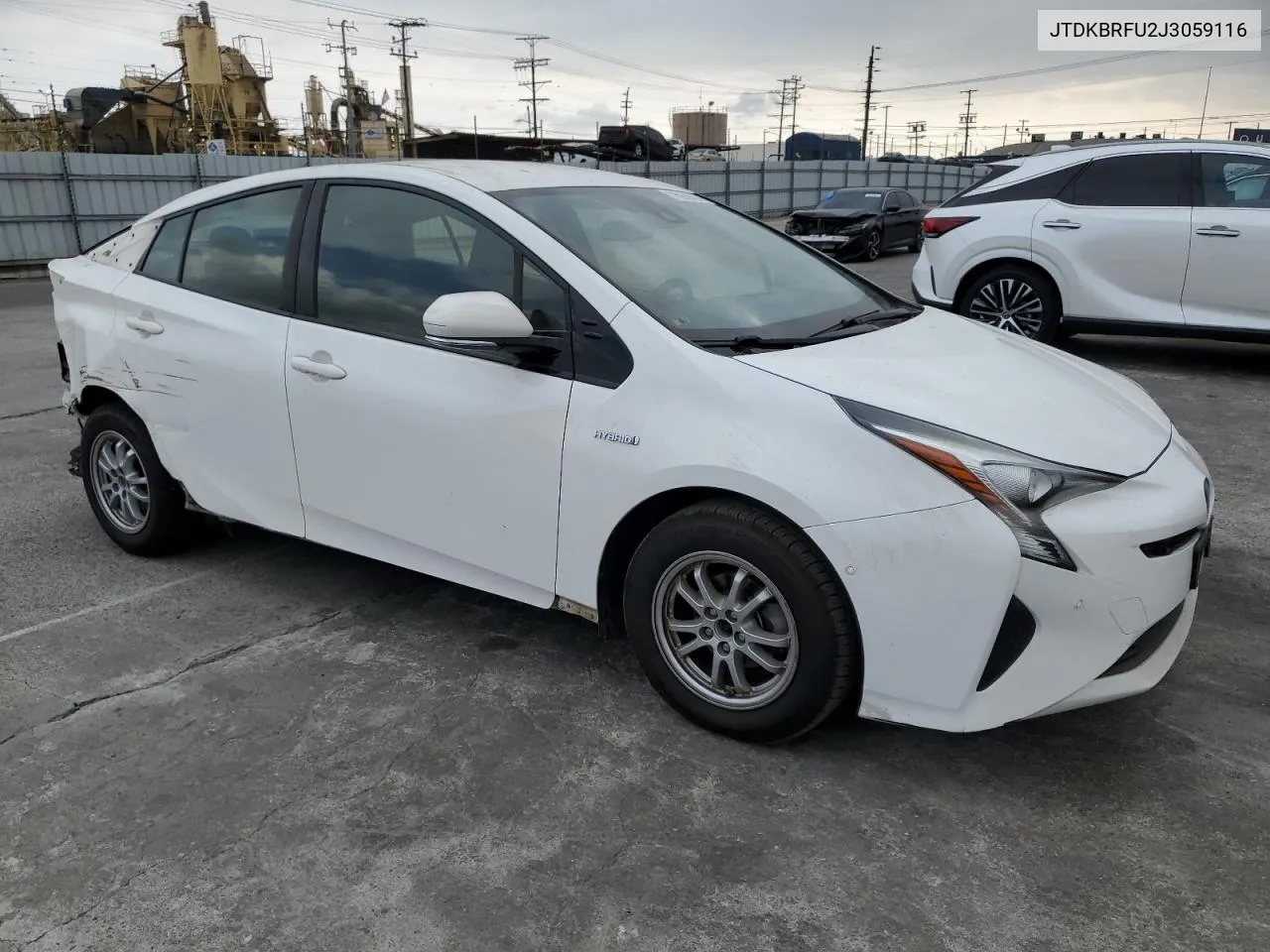 2018 Toyota Prius VIN: JTDKBRFU2J3059116 Lot: 76959654