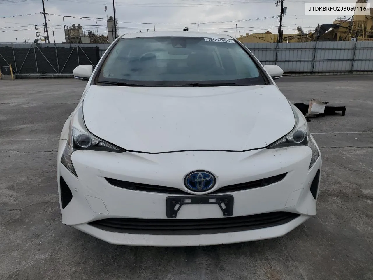 2018 Toyota Prius VIN: JTDKBRFU2J3059116 Lot: 76959654