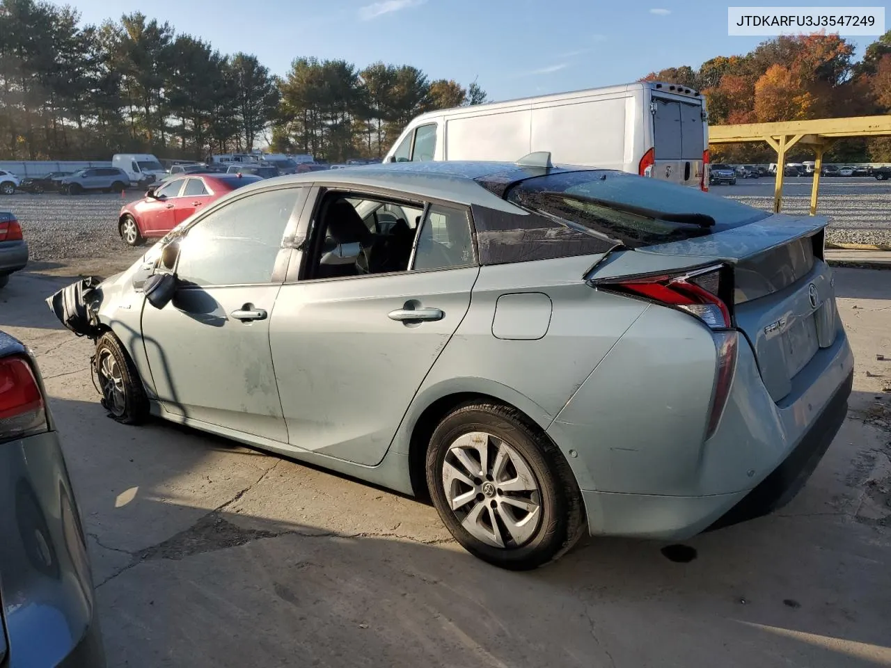 2018 Toyota Prius VIN: JTDKARFU3J3547249 Lot: 77148564