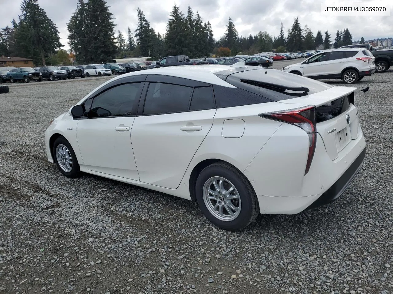 2018 Toyota Prius VIN: JTDKBRFU4J3059070 Lot: 77555554