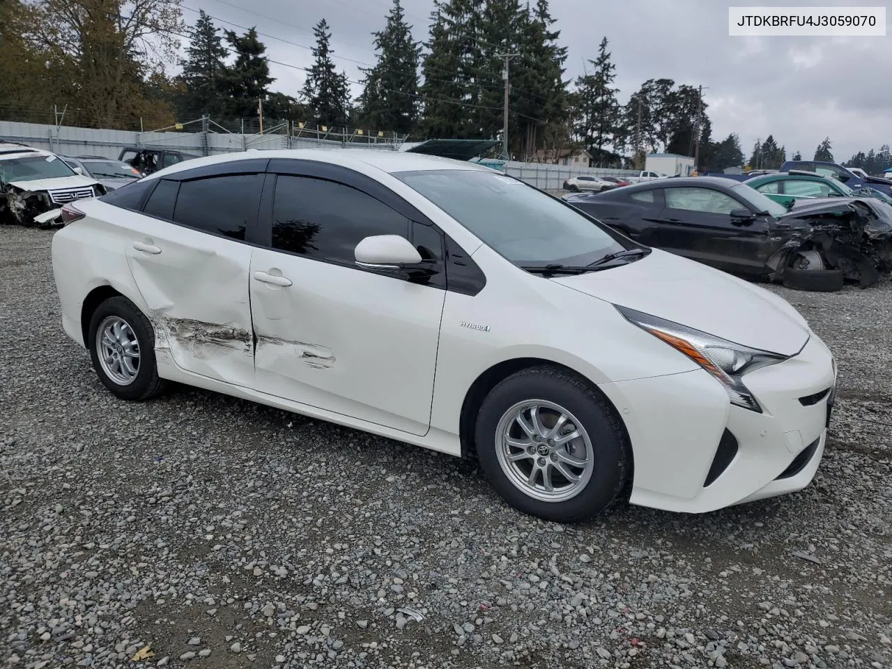 2018 Toyota Prius VIN: JTDKBRFU4J3059070 Lot: 77555554