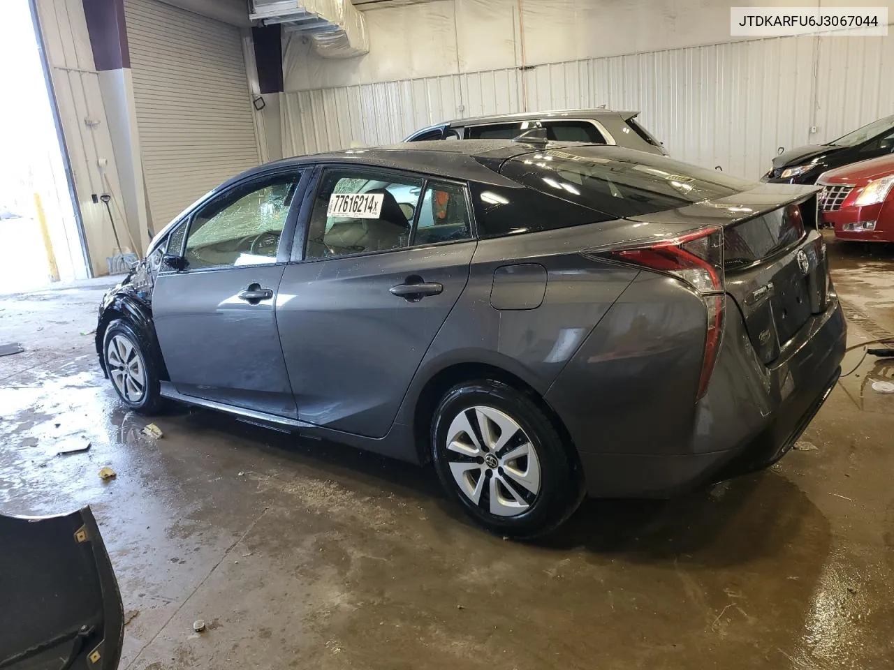 2018 Toyota Prius VIN: JTDKARFU6J3067044 Lot: 77616214