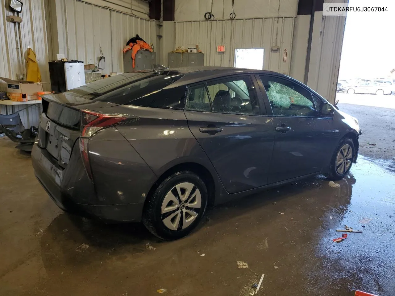 2018 Toyota Prius VIN: JTDKARFU6J3067044 Lot: 77616214