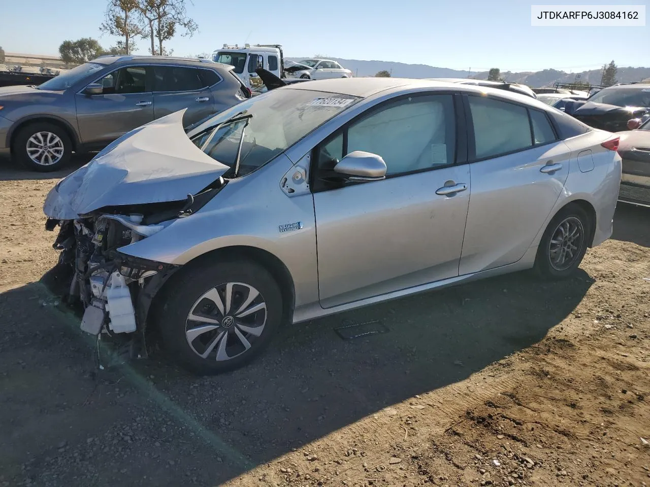 2018 Toyota Prius Prime VIN: JTDKARFP6J3084162 Lot: 77620134