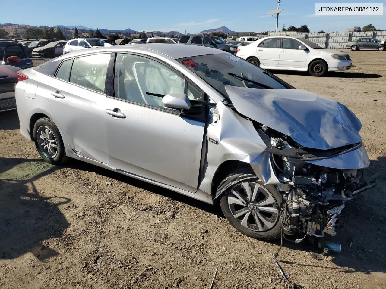 2018 Toyota Prius Prime VIN: JTDKARFP6J3084162 Lot: 77620134