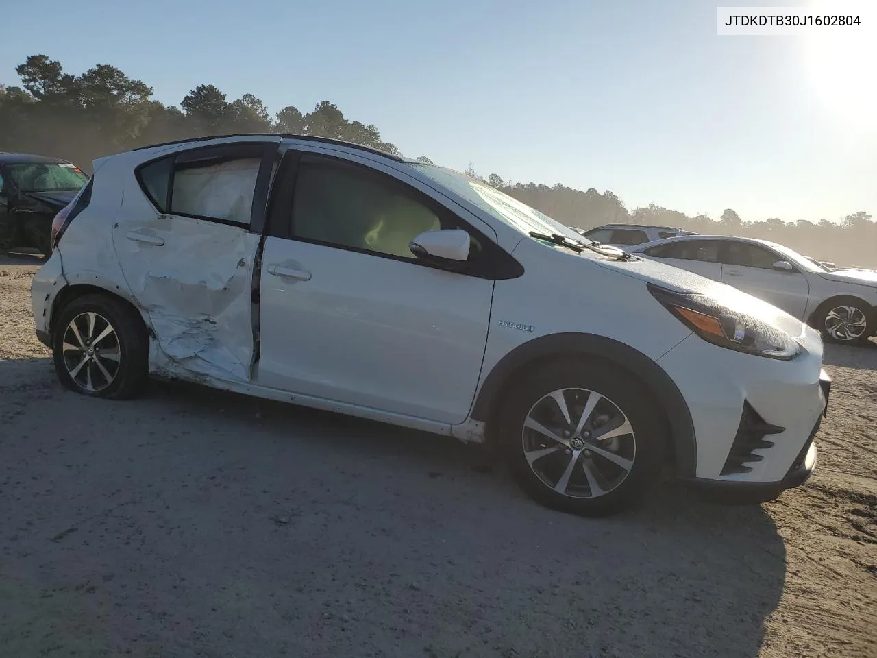 2018 Toyota Prius C VIN: JTDKDTB30J1602804 Lot: 77648974