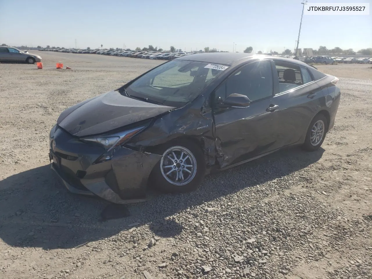 2018 Toyota Prius VIN: JTDKBRFU7J3595527 Lot: 77708284