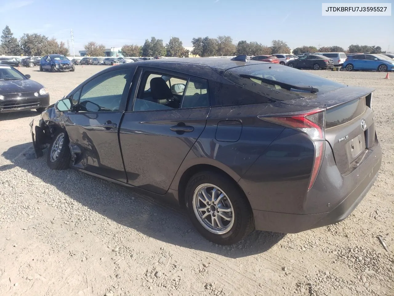 2018 Toyota Prius VIN: JTDKBRFU7J3595527 Lot: 77708284