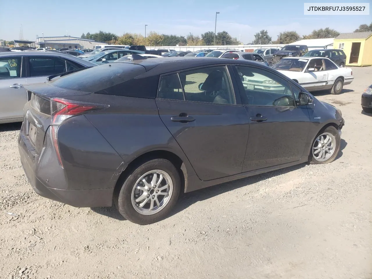 2018 Toyota Prius VIN: JTDKBRFU7J3595527 Lot: 77708284