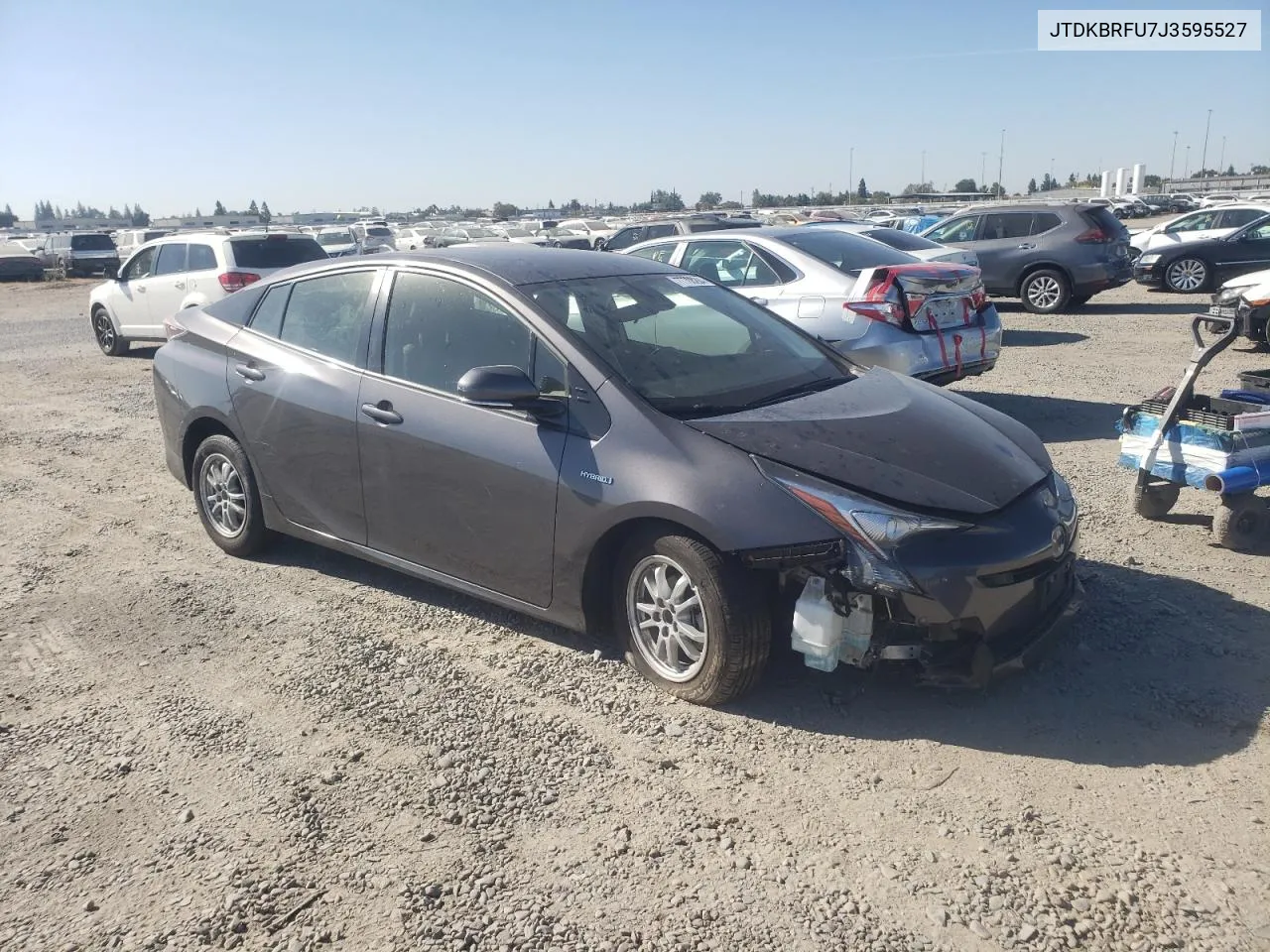 2018 Toyota Prius VIN: JTDKBRFU7J3595527 Lot: 77708284