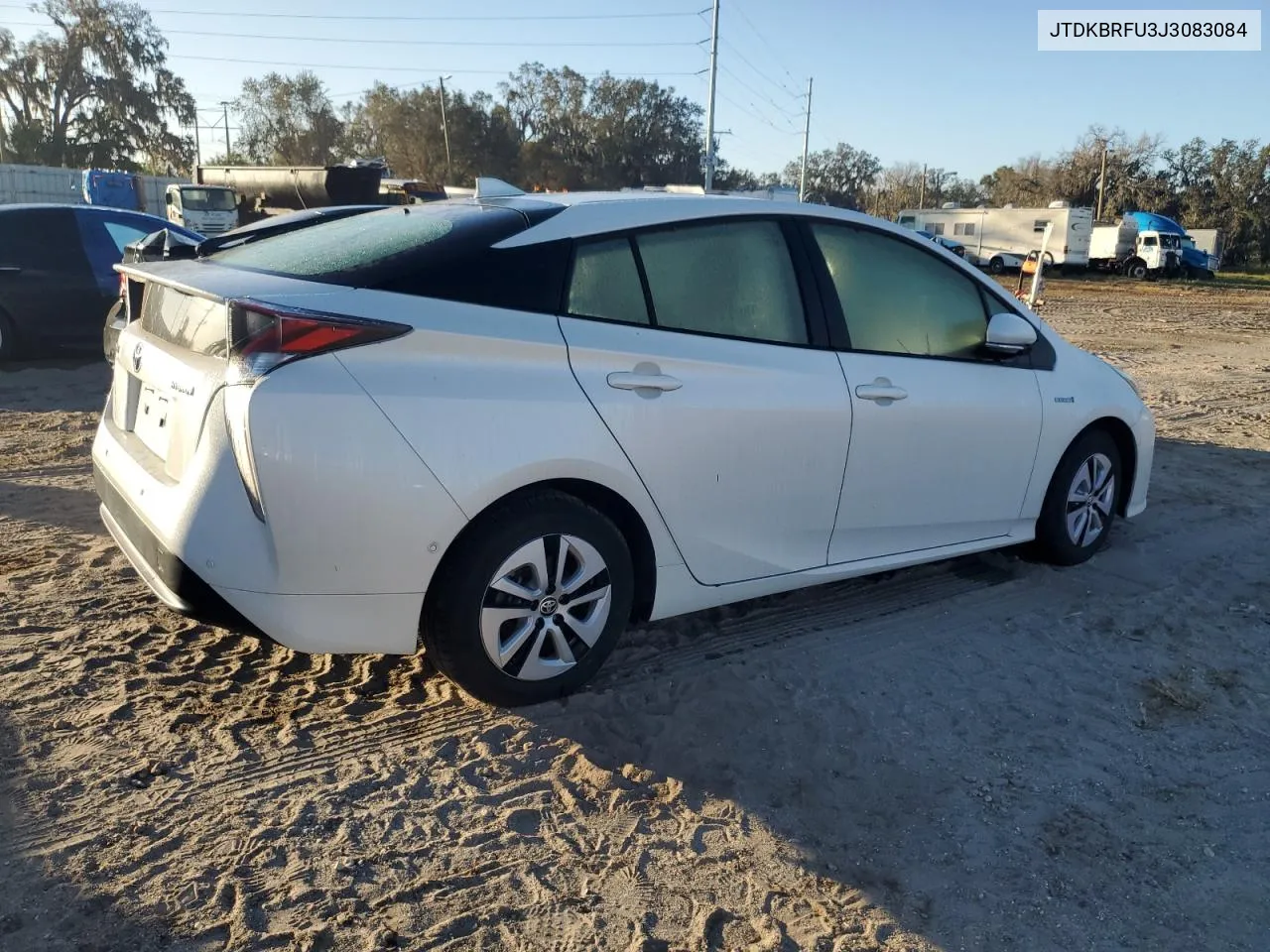 2018 Toyota Prius VIN: JTDKBRFU3J3083084 Lot: 77786214