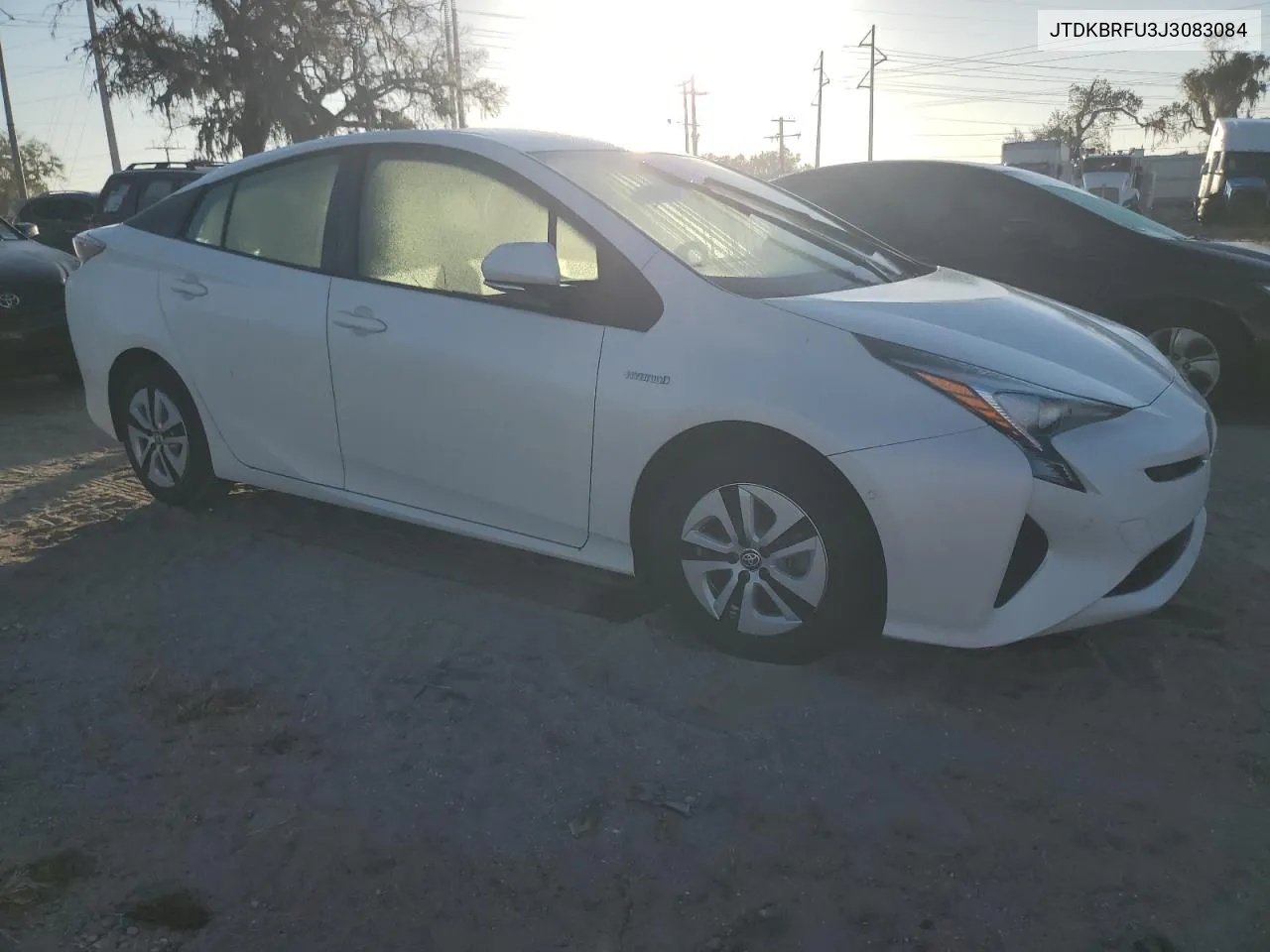 2018 Toyota Prius VIN: JTDKBRFU3J3083084 Lot: 77786214