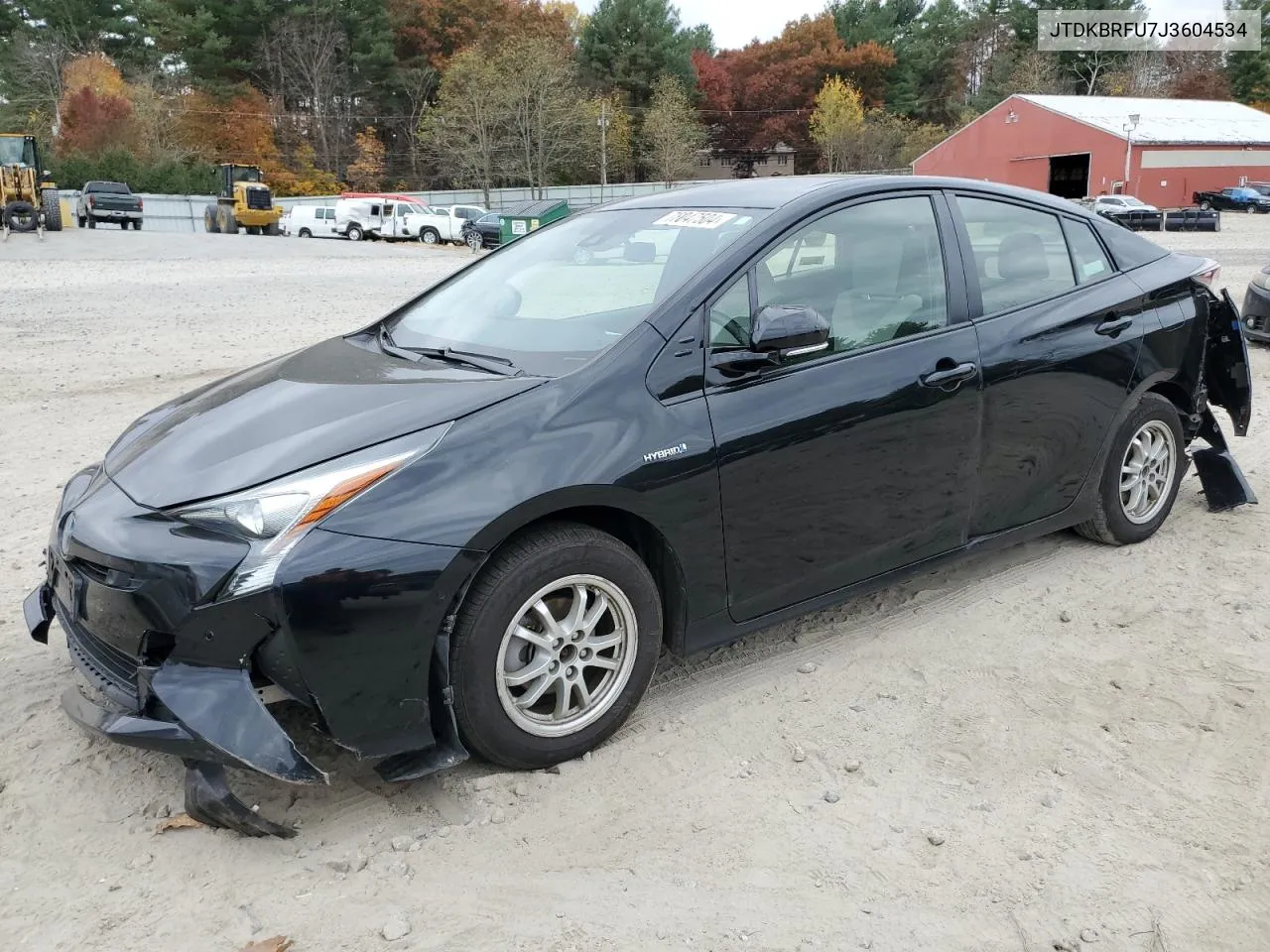 2018 Toyota Prius VIN: JTDKBRFU7J3604534 Lot: 78047504