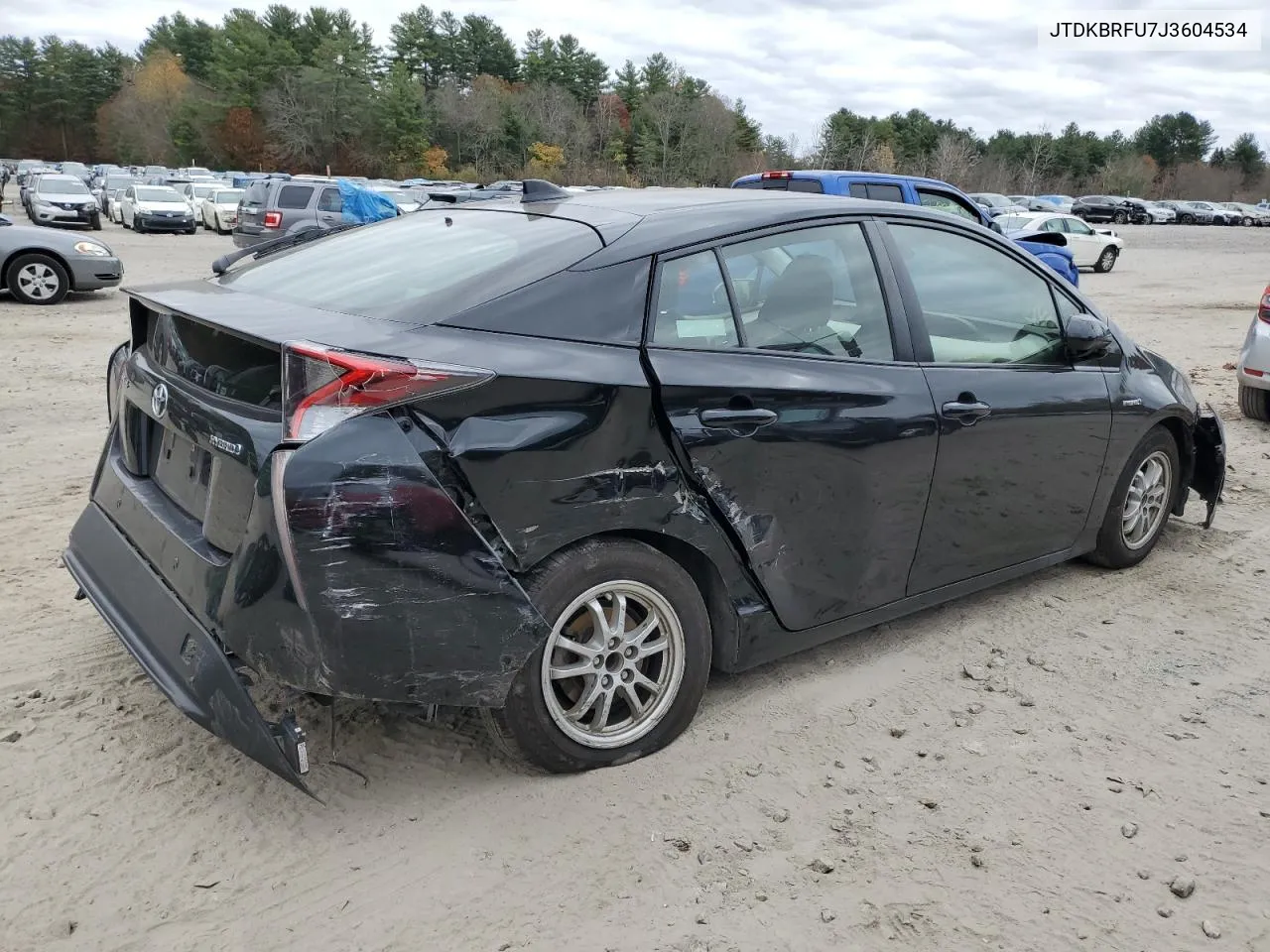 2018 Toyota Prius VIN: JTDKBRFU7J3604534 Lot: 78047504