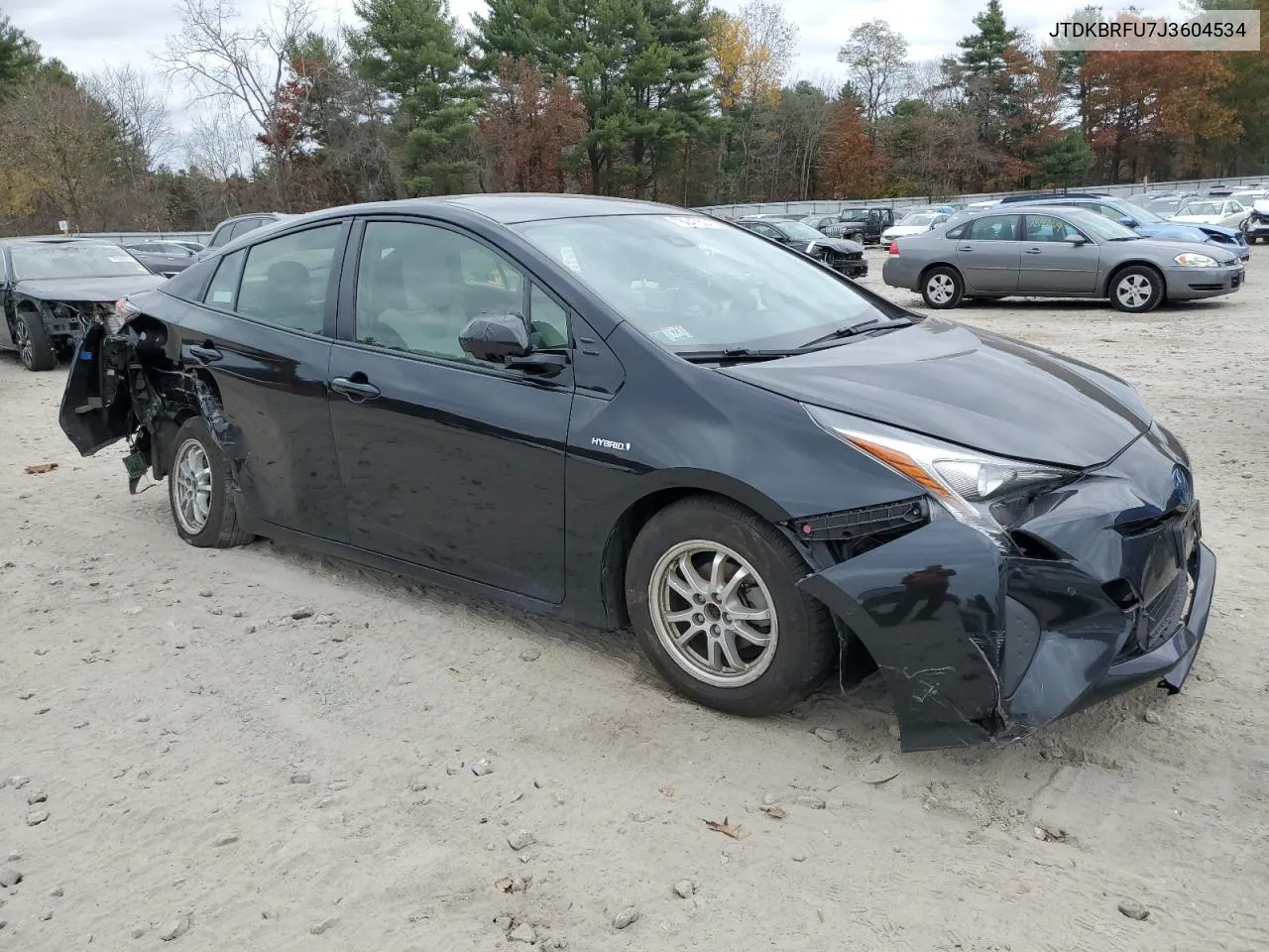 2018 Toyota Prius VIN: JTDKBRFU7J3604534 Lot: 78047504