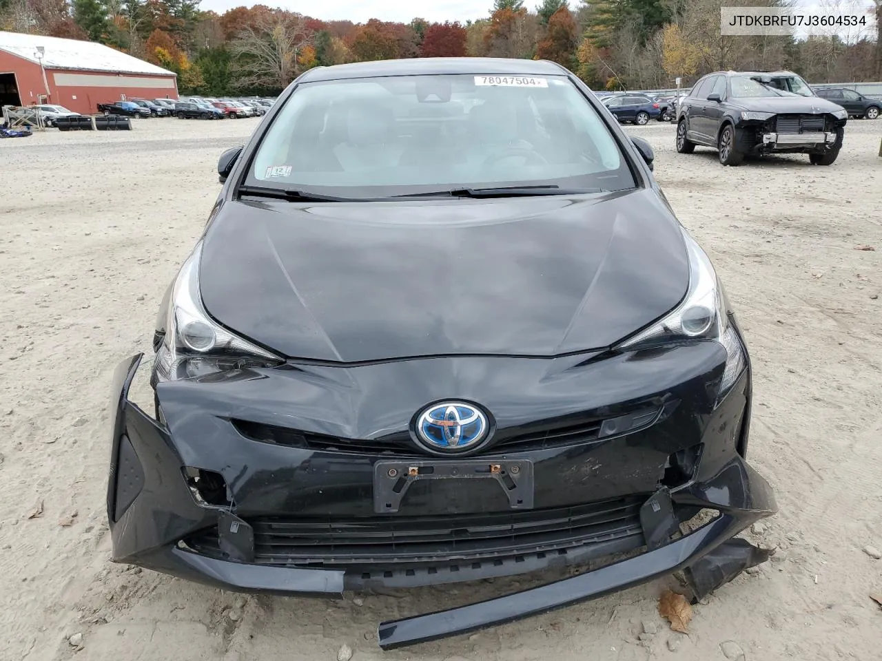 2018 Toyota Prius VIN: JTDKBRFU7J3604534 Lot: 78047504