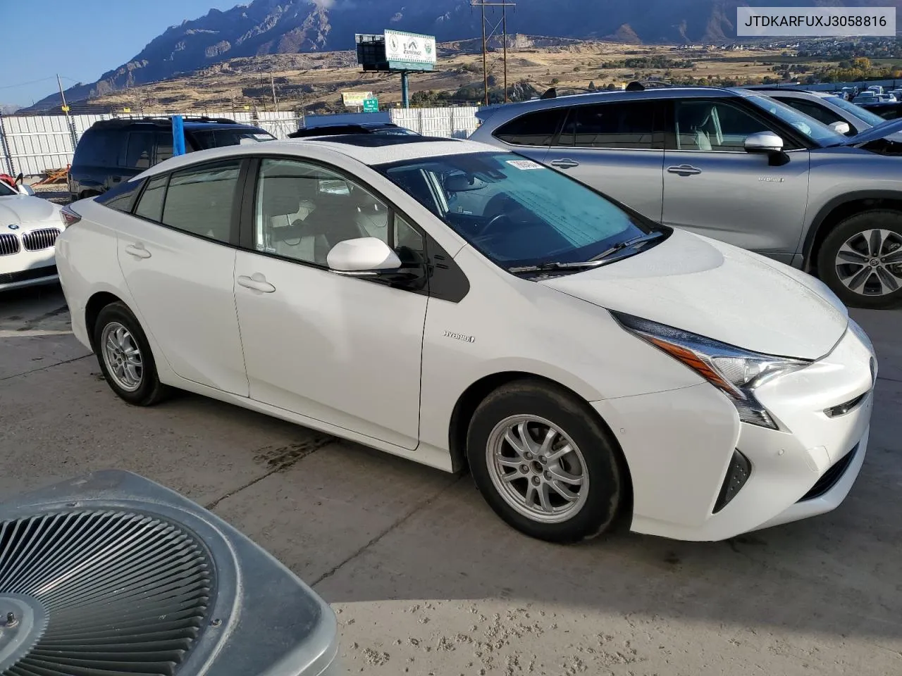 2018 Toyota Prius VIN: JTDKARFUXJ3058816 Lot: 78694064