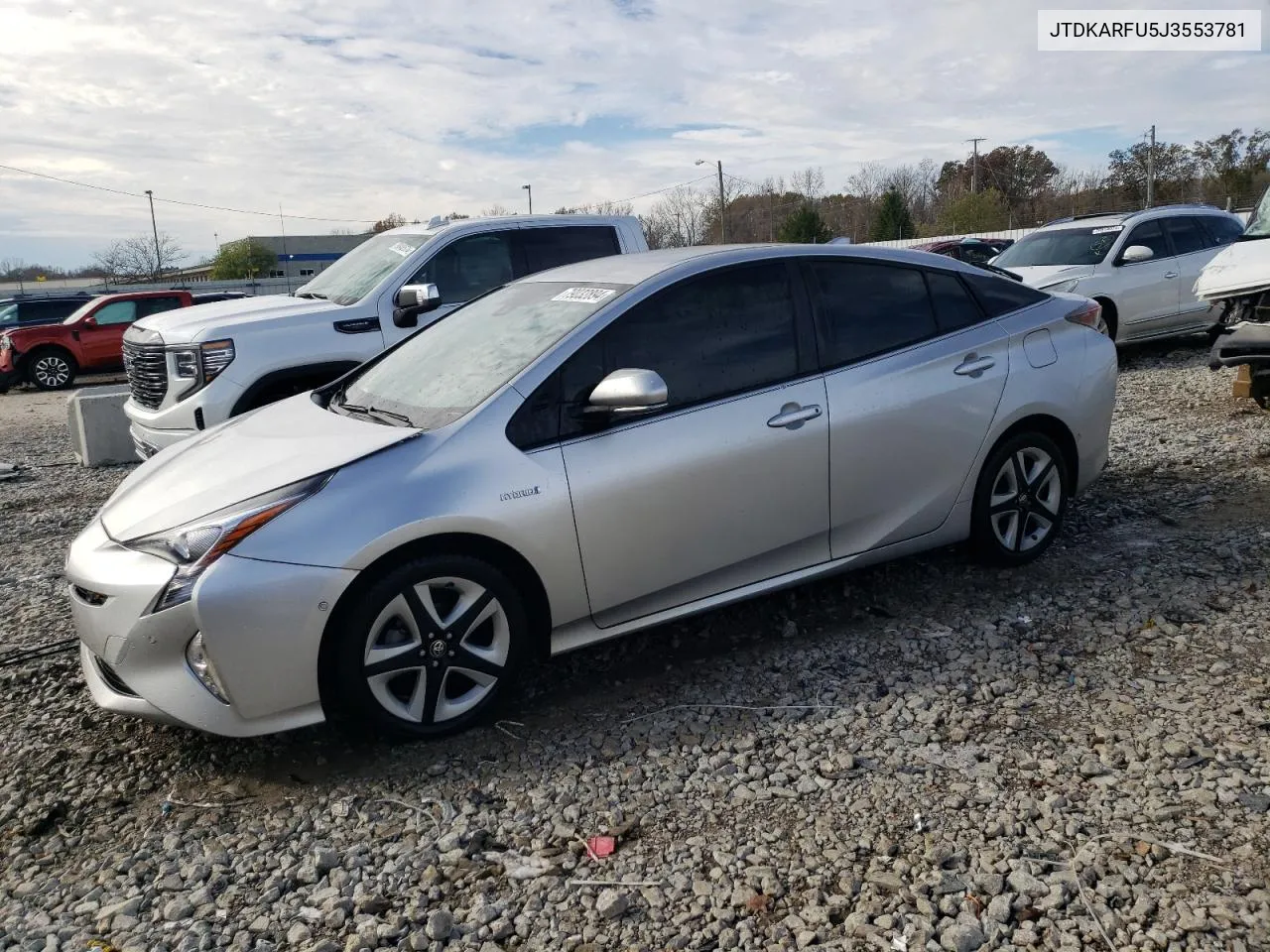 2018 Toyota Prius VIN: JTDKARFU5J3553781 Lot: 79032894