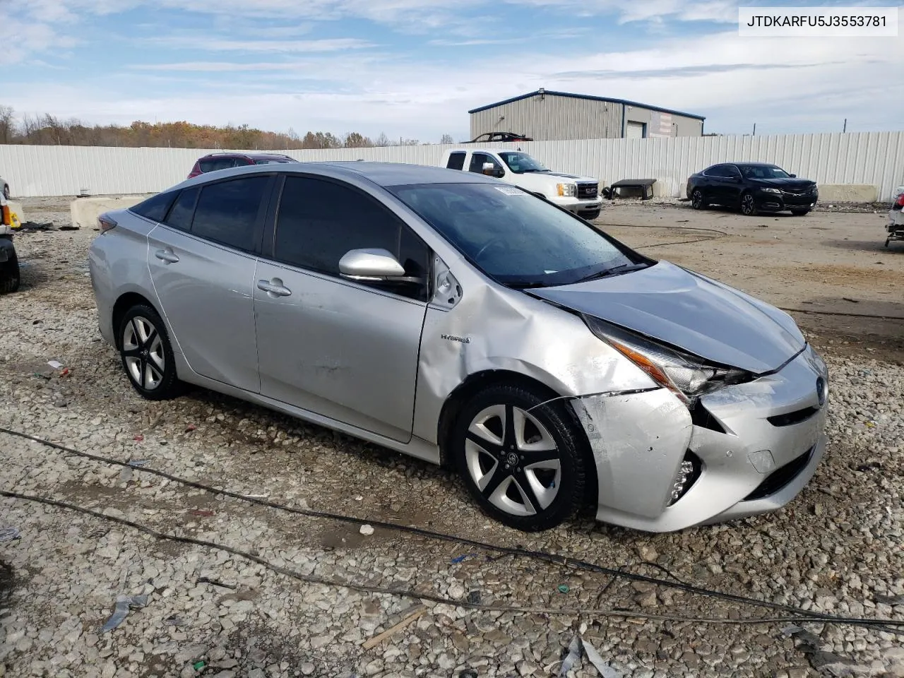 2018 Toyota Prius VIN: JTDKARFU5J3553781 Lot: 79032894