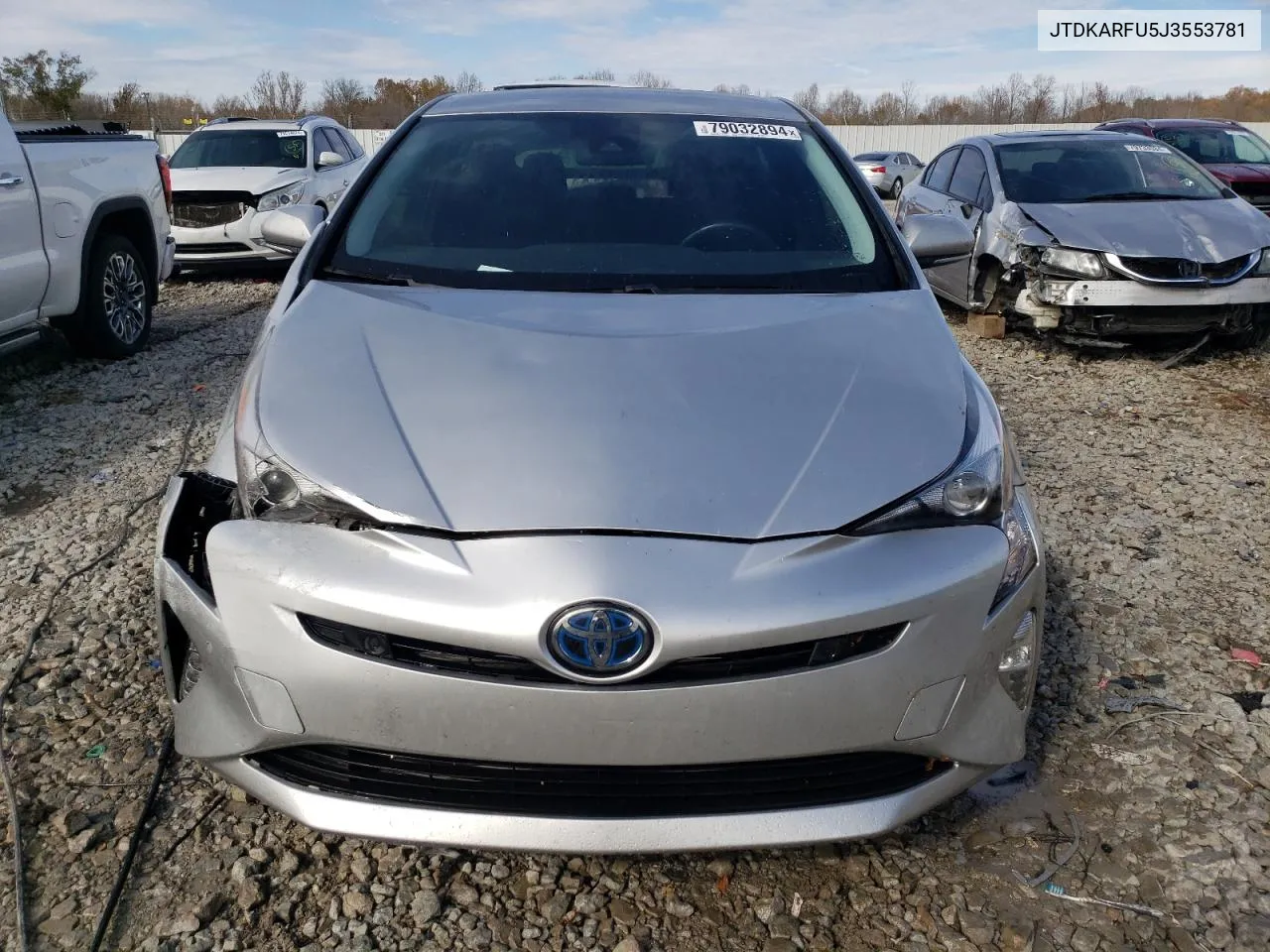 2018 Toyota Prius VIN: JTDKARFU5J3553781 Lot: 79032894