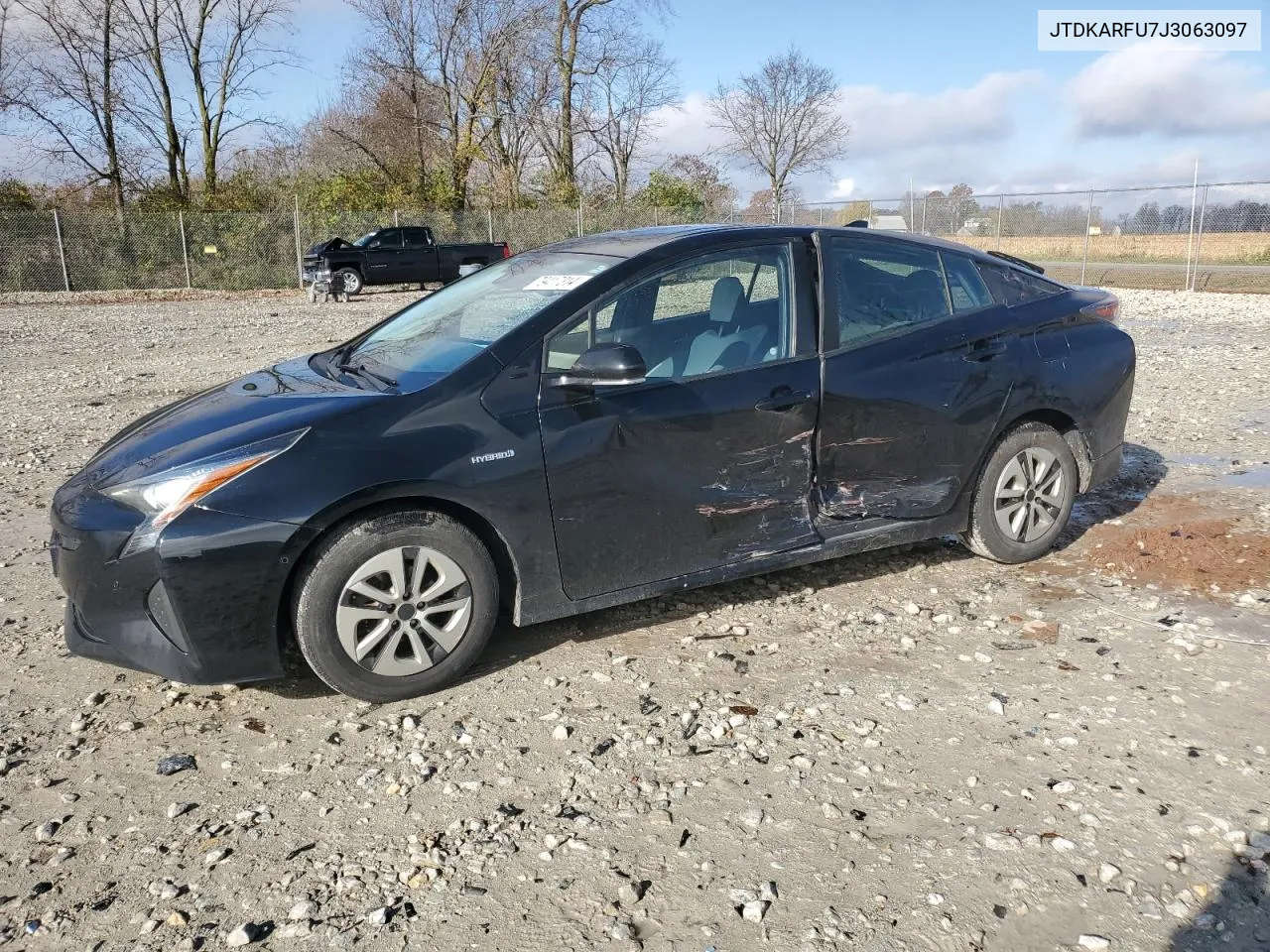 2018 Toyota Prius VIN: JTDKARFU7J3063097 Lot: 79417314