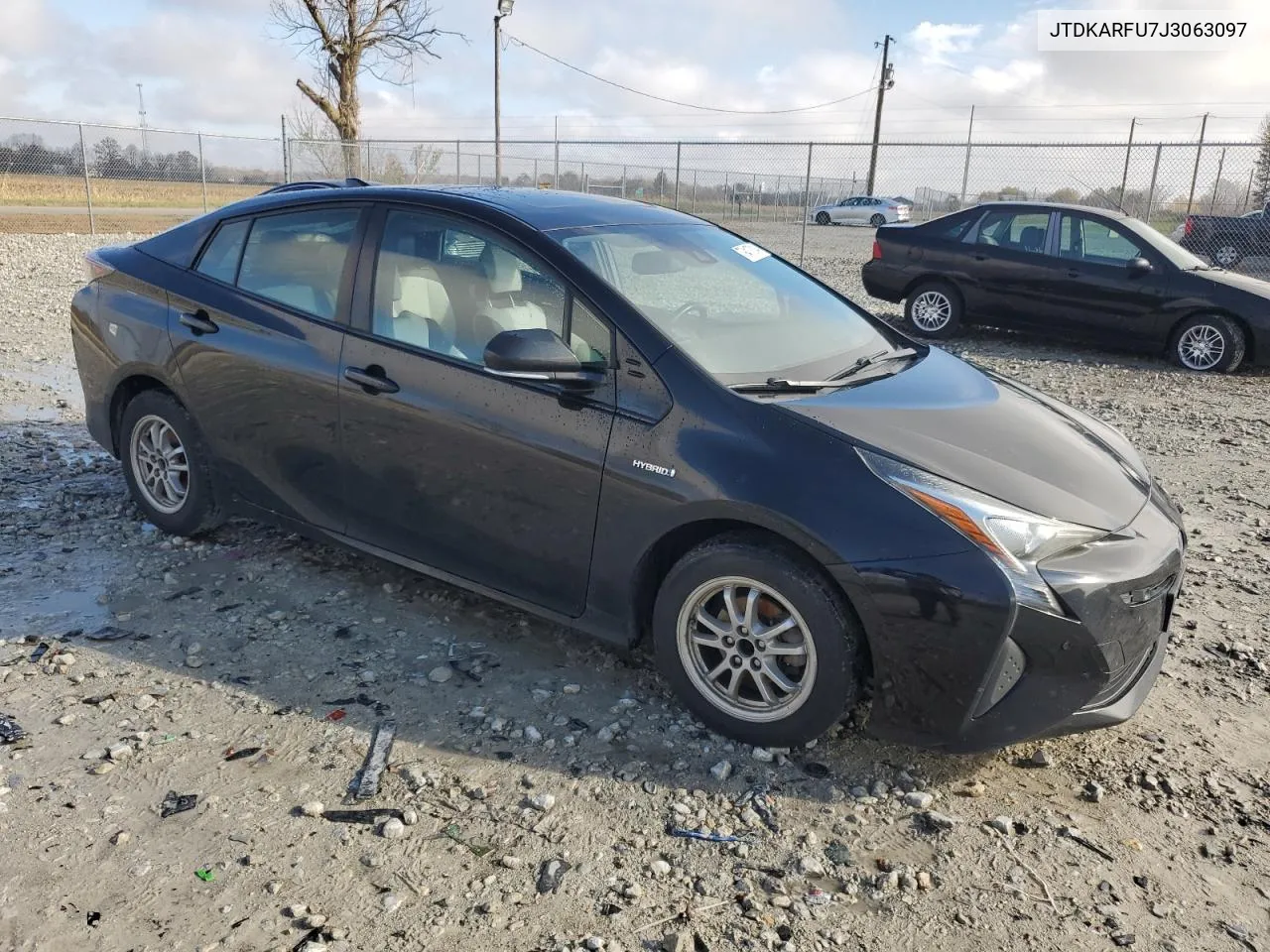 2018 Toyota Prius VIN: JTDKARFU7J3063097 Lot: 79417314