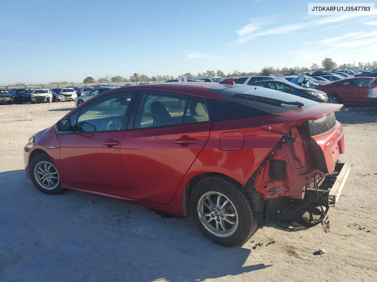 2018 Toyota Prius VIN: JTDKARFU1J3547783 Lot: 79439504