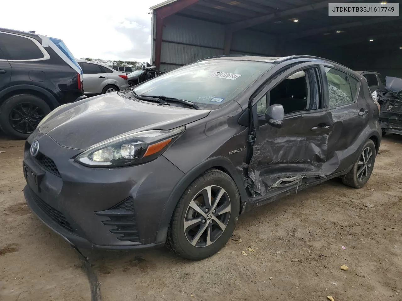 2018 Toyota Prius C VIN: JTDKDTB35J1617749 Lot: 79512614