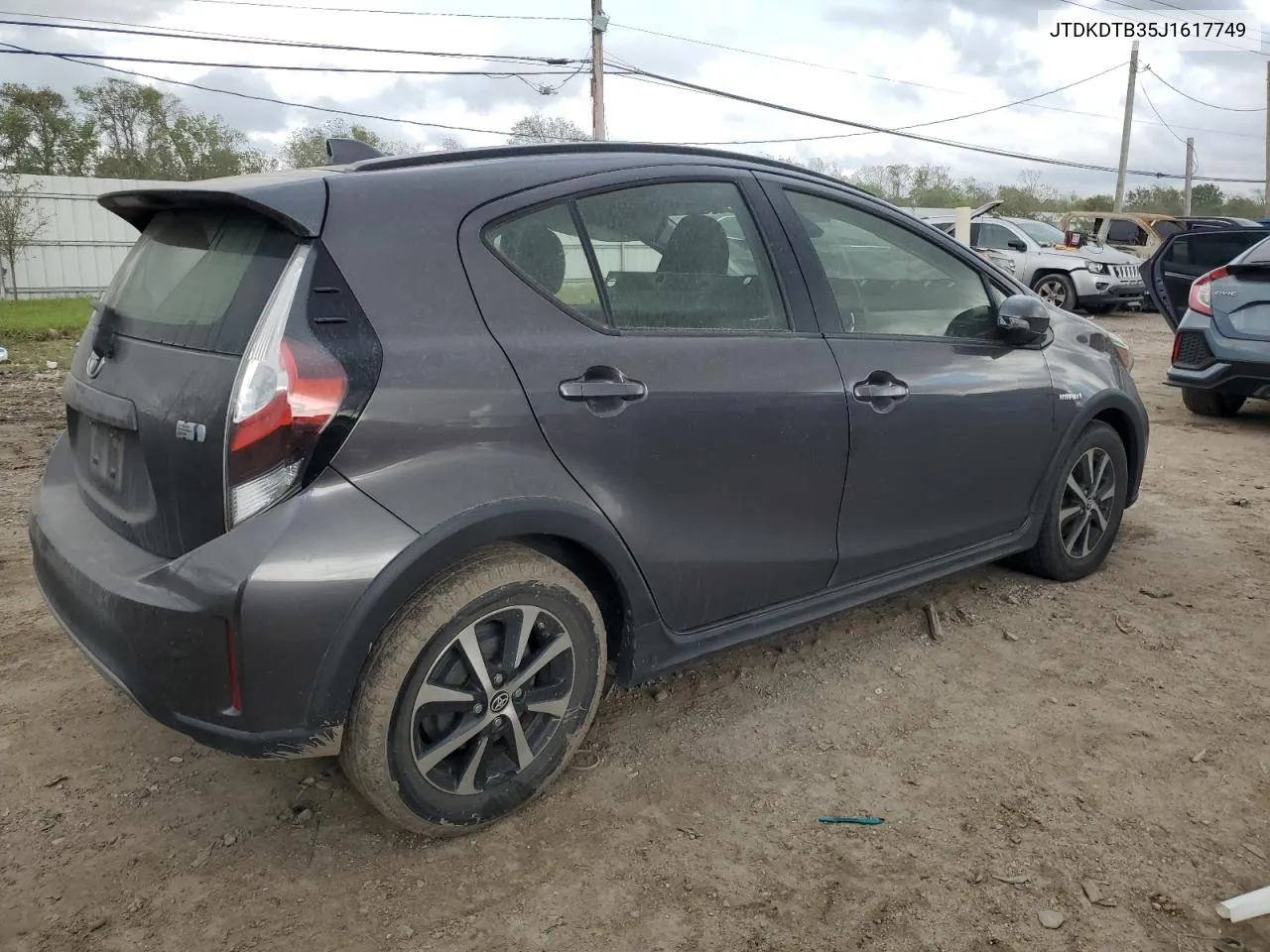 2018 Toyota Prius C VIN: JTDKDTB35J1617749 Lot: 79512614